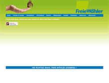 Tablet Screenshot of freie-waehler-leonberg.de